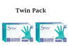 SRIEX LATEX POWDERED GLOVES - L Size - 2 Boxes - Twin Pack