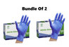 Cosmo Med Nitrile Examination Glove Powder Free - Size L - Bundle of 2 Boxes