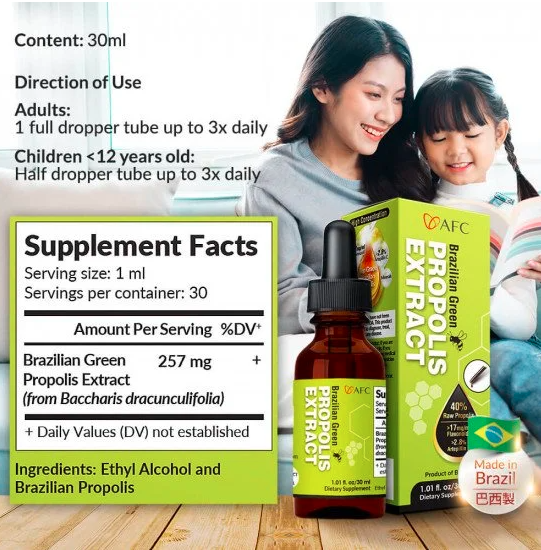 AFC Brazilian Green Propolis 35ml Extract