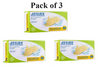 Bundle of 3 - Assure Latex Exam Gloves Powder Free Size M 100 Pcs per Box