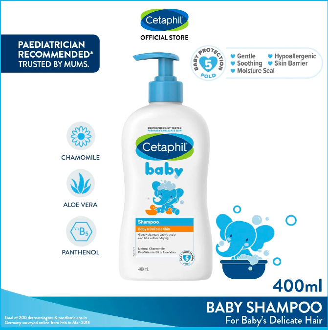 Cetaphil Baby Shampoo 400ml Woods Pharmacy