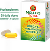 Mollers Total Omega-3 (28 Capsules) and Multivitamin (28 Tablets)