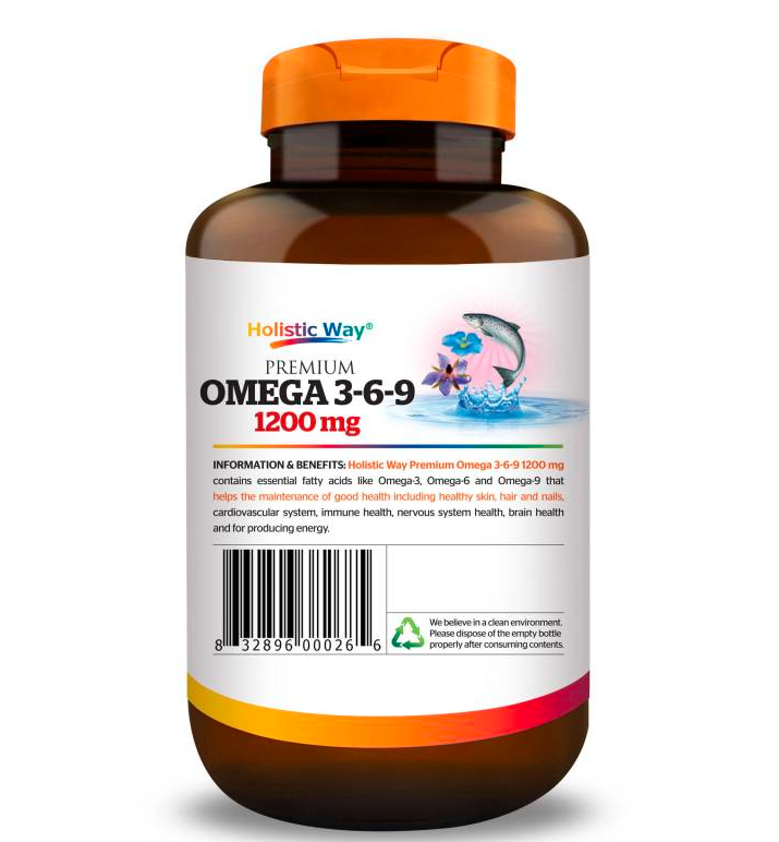 Holistic Way Omega 369 1200mg (100 Softgels) Woods Pharmacy