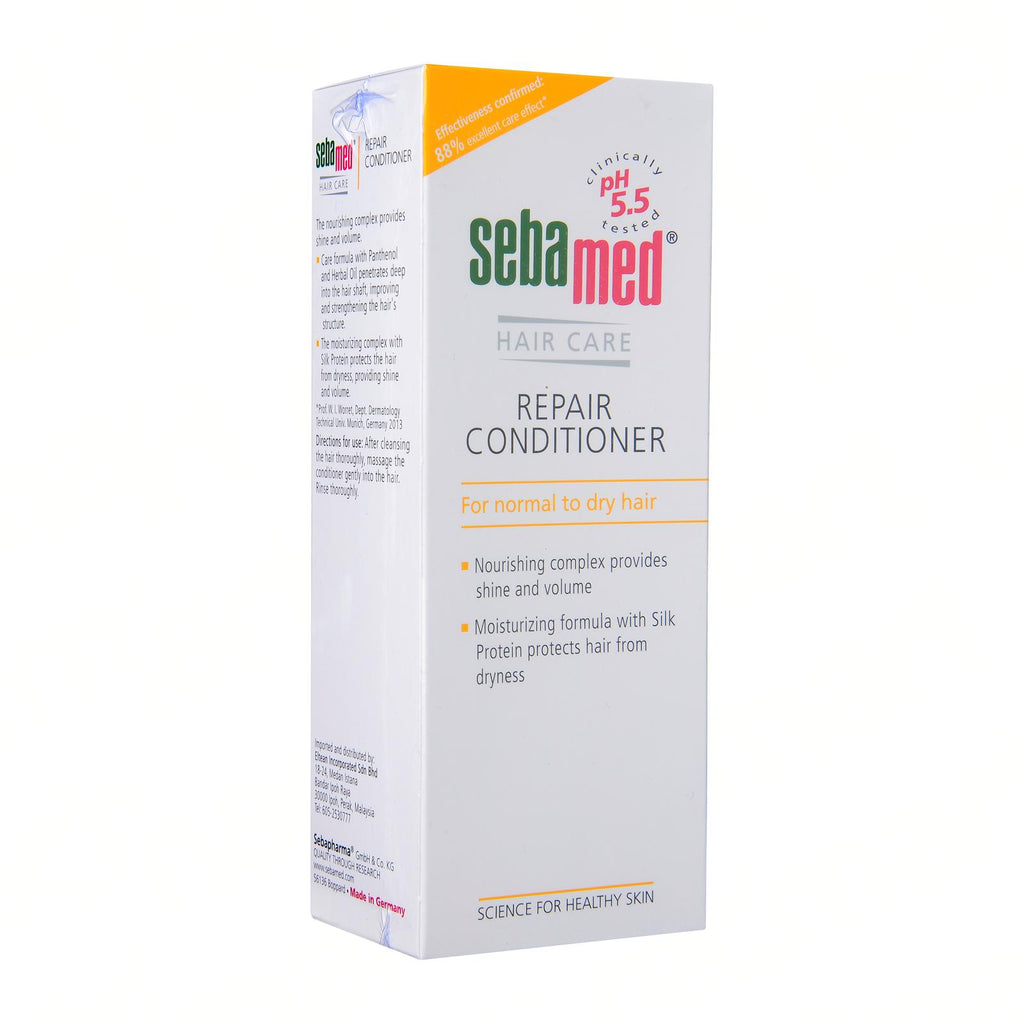 Sebamed hair repair conditioner 200ml + FREE Samples Woods Pharmacy