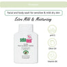 Sebamed olive face & body wash 1L + FREE samples