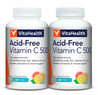 VitaHealth Acid-Free Vitamin C 500(2 X 60tablets)