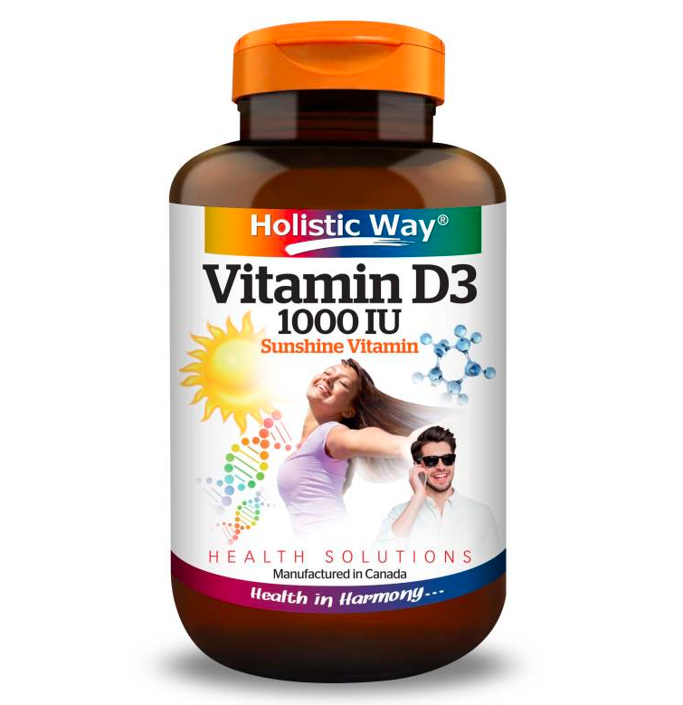 Holistic Way Vitamin D3 1000IU(100 Tablets) Woods Pharmacy