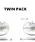Itoh Hanako Sapphire White - White Tomato - 3s x 2 - Twin Pack
