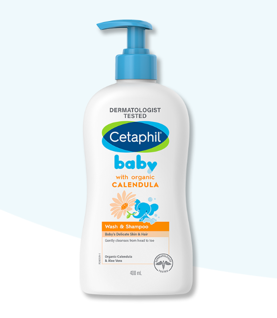 Cetaphil Baby Wash & Shampoo with Calendula 400ml