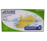 Bundle of 3 - Assure Latex Exam Gloves Powder Free Size XS 100 Pcs per Box
