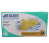 Bundle of 3 - Assure Latex Exam Gloves Powdered Size M 100 Pcs per Box
