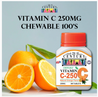 21st Century Vitamin C 250 mg Orange Chewable 100 Tablets x 3 - Triple Pack