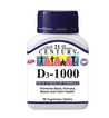 21st Century Vitamin D 1000iu 90 Tablets x 3 - Triple Pack