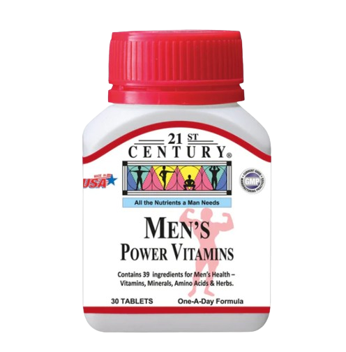 21st Century Men's Power Vitamins Tab 30s x 2 - Twin Pack