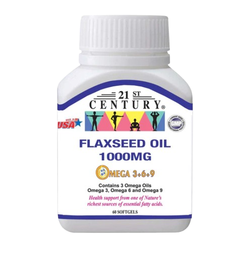 21st Century Omega 3 + 6 + 9 softgels 1000mg 60s x 3 - Triple pack