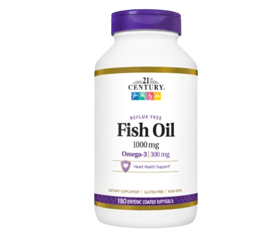 21st Century Omega Fish Oil 1000mg ( Enteric Coated ) 90s x 3 - Triple pack