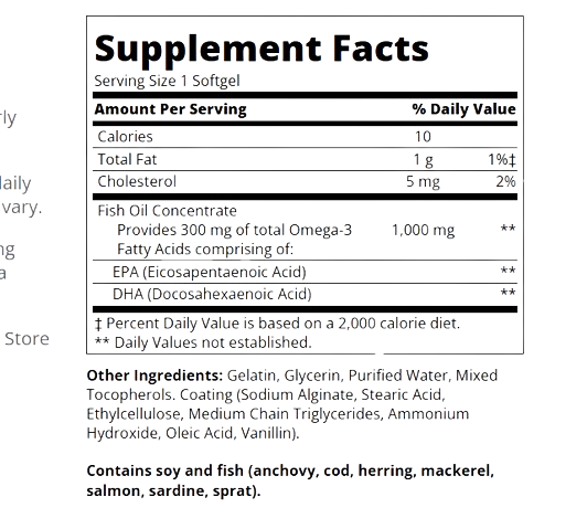 21st Century Omega Fish Oil 1000mg ( Enteric Coated ) 90s x 3 - Triple pack