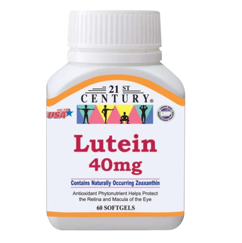 21st Century Lutein 40mg 60 Softgels x 2 - Twin pack