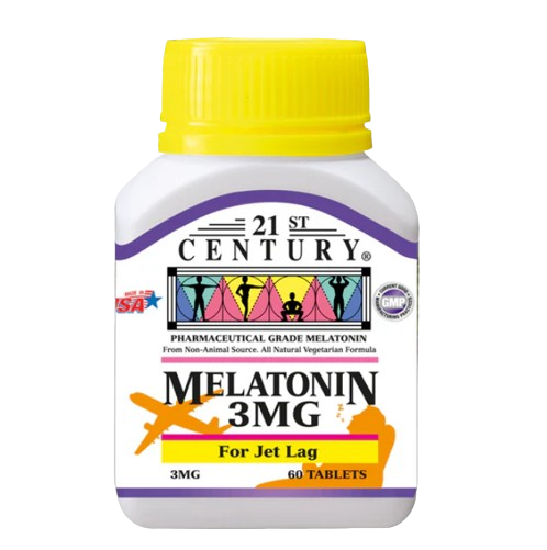 21st Century Melatonin 3mg 60 Tablets x 3 - Triple pack