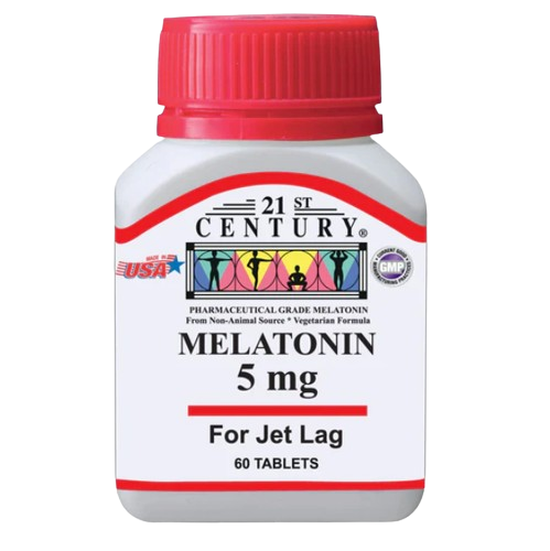 21st Century Melatonin 5mg 60 Tablets x 2 - Twin pack