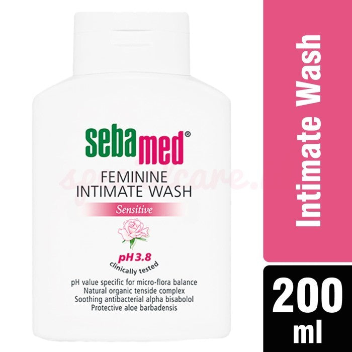 Sebamed Feminine Intimate Wash pH 3.8 200ml X 2 Woods Pharmacy