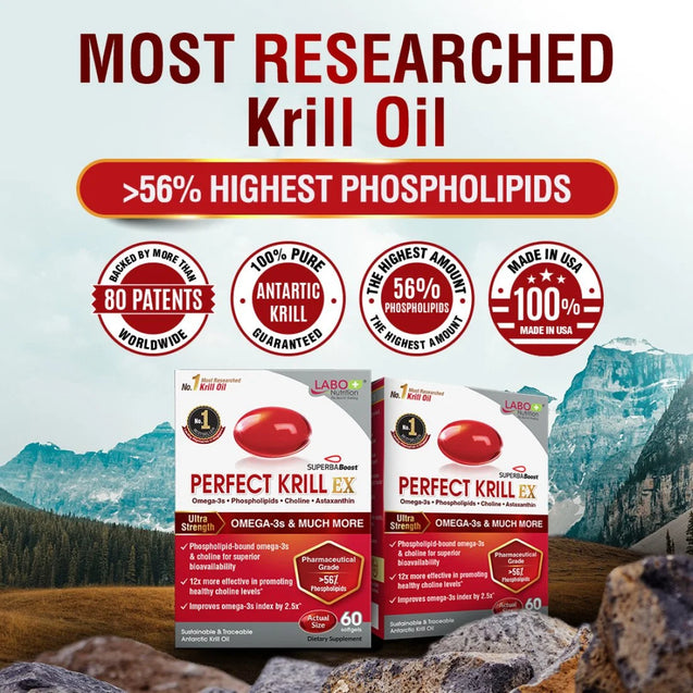 LABO Nutrition PERFECT KRILL EX 60 softgels