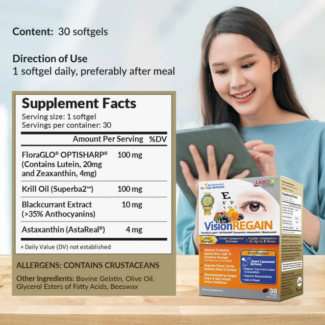 LABO Nutrition VisionREGAIN 30 softgels