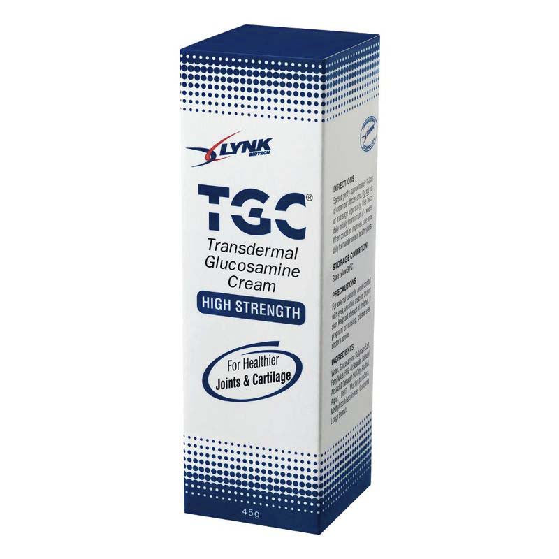 TGC Transdermal Glucosamine Cream High Strength 45g Woods Pharmacy