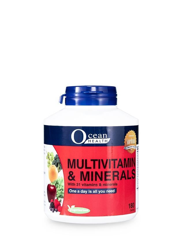 Ocean Health Multivitamin Minerals Caplet 180s Woods Pharmacy