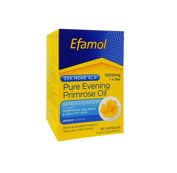 Efamol Pure Evening Primrose Oil 1000mg (30s) Woods Pharmacy