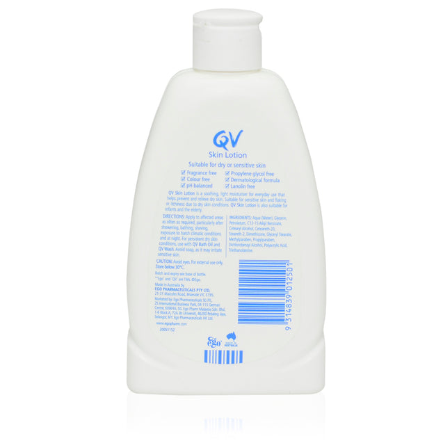 QV Skin Lotion 250ml_back