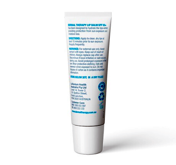 Dermaltherapy LipBalm SPF 50+ 10g Single /Twin Pack