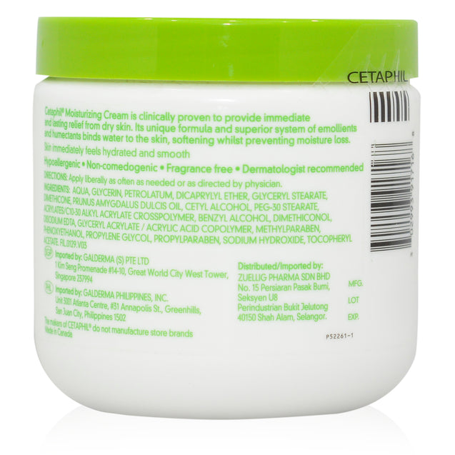 Cetaphil Moisturising Cream 453g_back