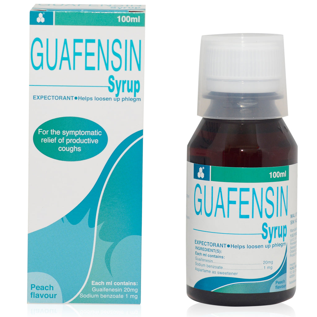 Guafensin Syrup 100ml Woods Pharmacy