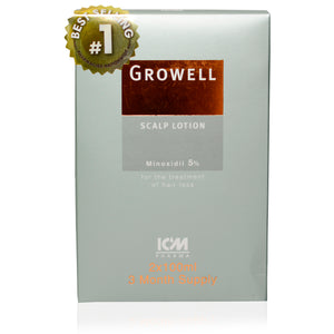 Growell Hairloss Lotion 5% - 3 Months Supply (200ml)