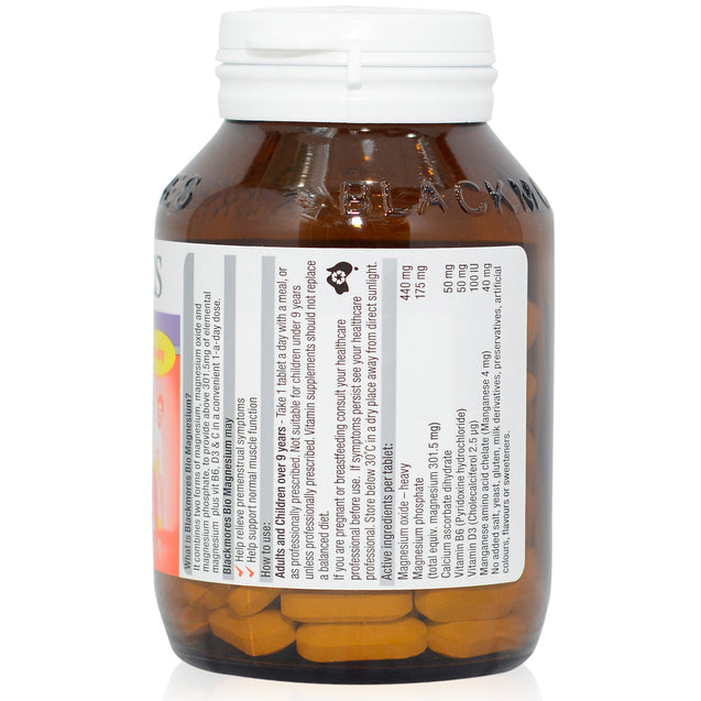Blackmores Bio Magnesium 100s_backview