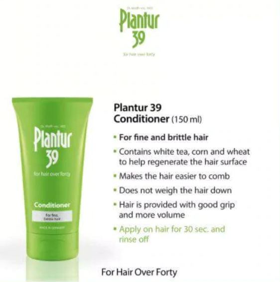 Dr.Wolff Plantur 39  shampoo + tonic + conditioner combo