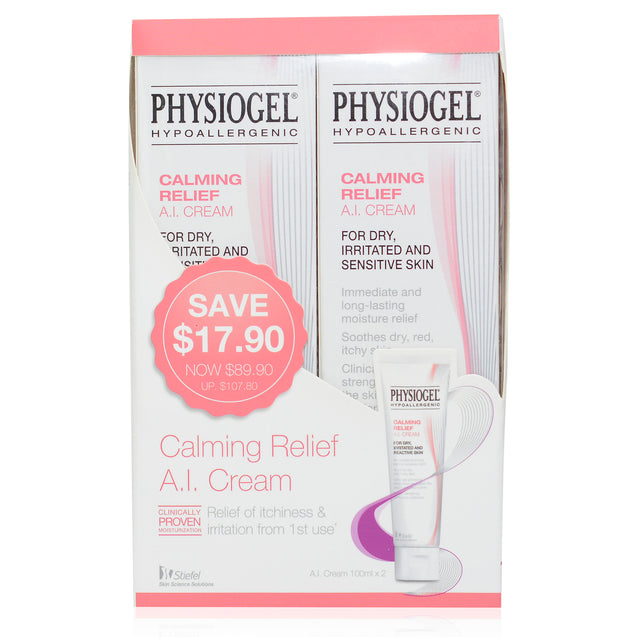 Physiogel A.I. Cream 100ml X 2 Twin Pack
