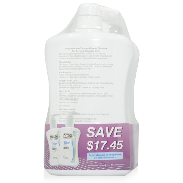 Physiogel Daily Moisture Therapy 900ml X 2 TwinPack_back