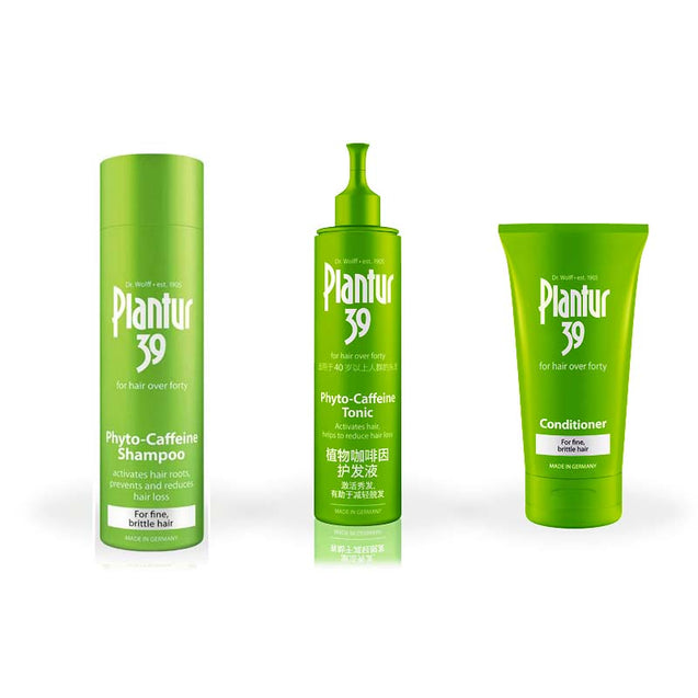 Dr.Wolff Plantur 39  shampoo + tonic + conditioner combo