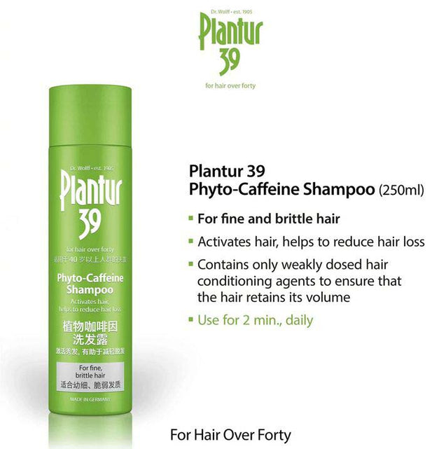 Dr.Wolff Plantur 39  shampoo + tonic + conditioner combo