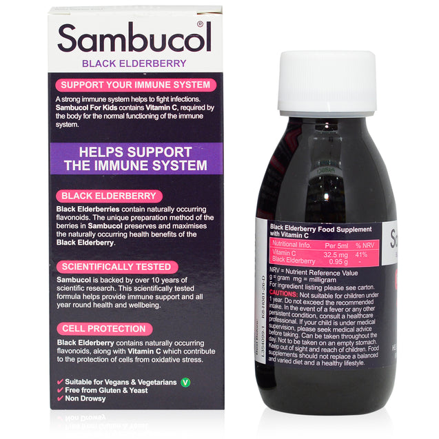 Sambucol Kids 120ml_sideview
