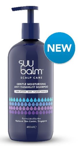 Suu Balm Gentle Moisturising Anti Dandruff Shampoo/ Suu Balm Scalp Spray - or itchy, flaky, sensitive scalp