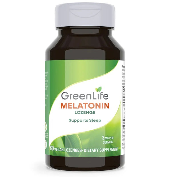 GREENLIFE MELATONIN 3MG 60 Lozenges