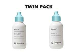 COLOPLAST BRAVA POWDER - OSTOMY POWDER x 2 - Twin Pack