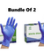 Cosmo Med Nitrile Examination Glove Powder Free   - Size M - Bundle of 2 Boxes
