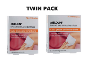 SMITH & NEPHEW S&N MELOLIN 5 X 5 CM 5S x 2 - Twin Pack