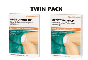 SMITH & NEPHEW S&N OPSITE POST-OP 6.5 X 5 CM 5S x 2 - Twin Pack