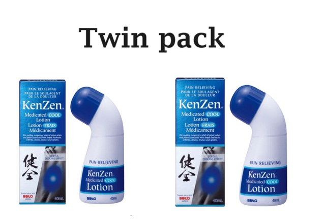 SATO KENZEN COOL LOTION 40ML - TWIN PACK