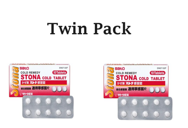 SATO STONA COLD TABLETS 10s - TWIN PACK